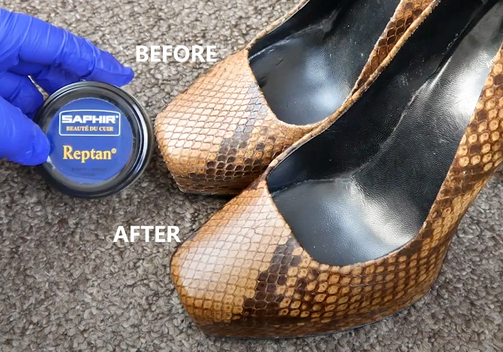 SAPHIRBEAUTÉ DU CUIRReptanBEFOREAFTER